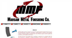 Desktop Screenshot of marsammetalfinishing.com